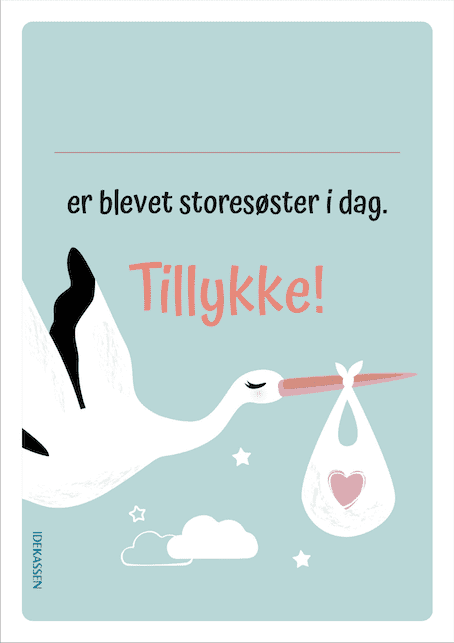 Tillykke storesøster