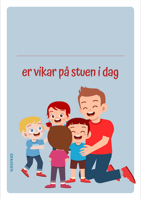 Vikar mand